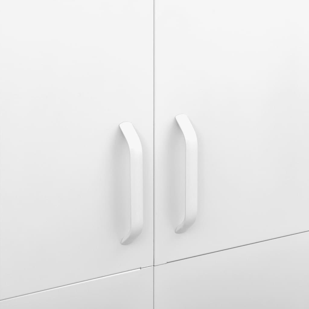 Wardrobe White 35.4"x19.7"x70.9" Steel at Set Shop and Smile