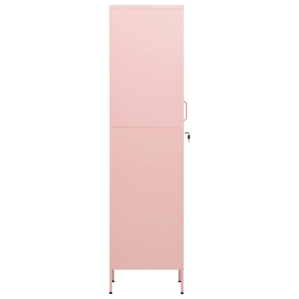 Locker Cabinet Pink 13.8"x18.1"x70.9" Steel at Set Shop and Smile