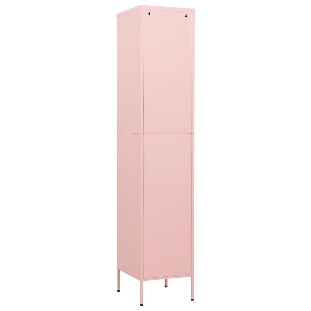 Locker Cabinet Pink 13.8"x18.1"x70.9" Steel at Set Shop and Smile