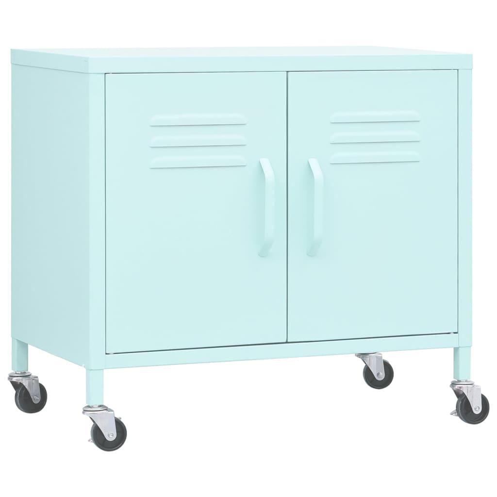 Storage Cabinet Mint 23.6"x13.8"x22" Steel at Set Shop and Smile