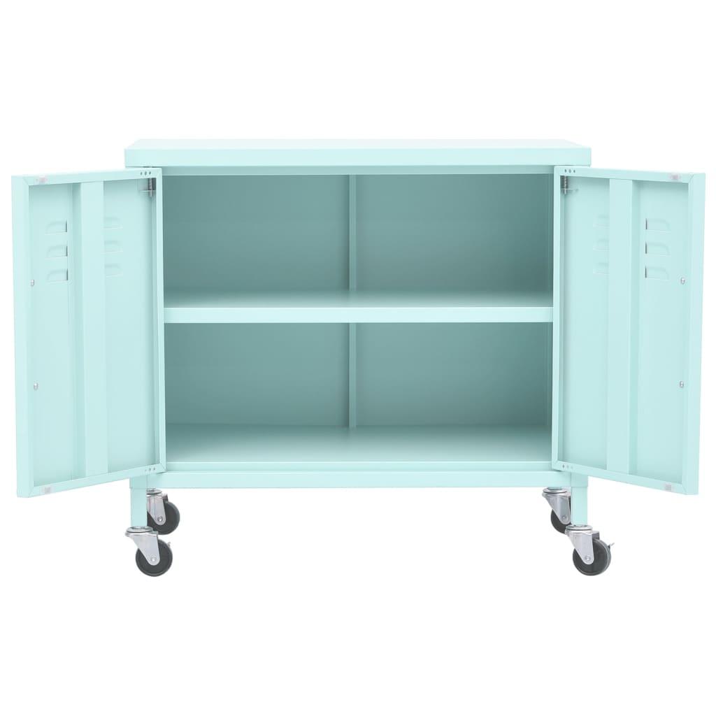 Storage Cabinet Mint 23.6"x13.8"x22" Steel at Set Shop and Smile