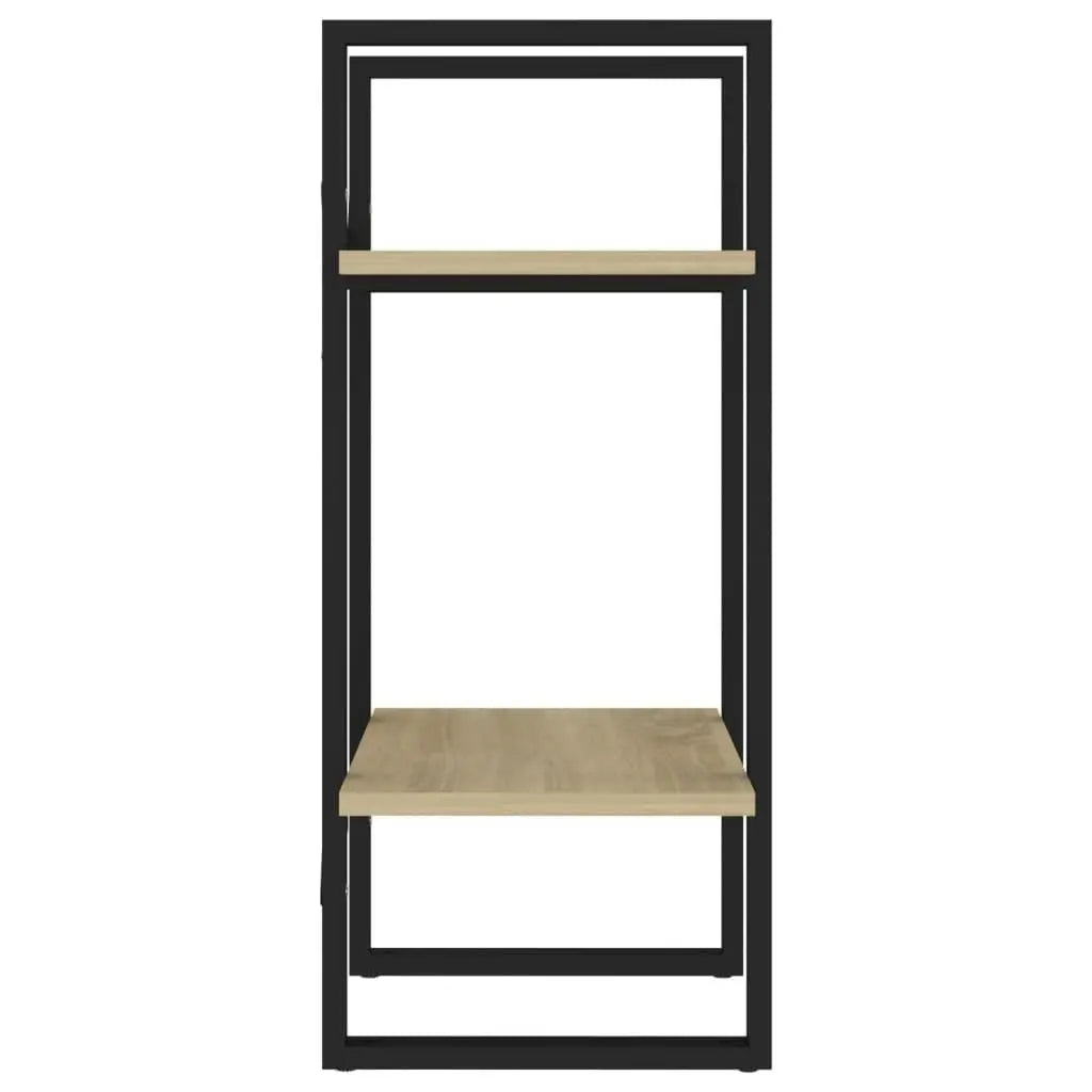 2-Tier Book Cabinet Sonoma Oak 15.7"x11.8"x27.6" Engineered Wood at Set Shop and Smile