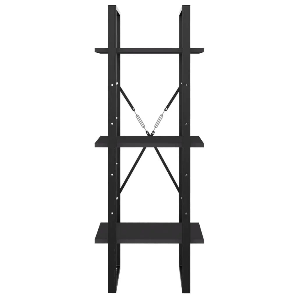 3-Tier Book Cabinet Gray 15.7"x11.8"x41.3" Engineered Wood at Set Shop and Smile