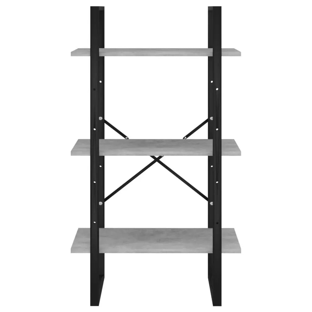 Storage Shelf Concrete Gray 23.6"x11.8"x41.3" Engineered Wood at Set Shop and Smile