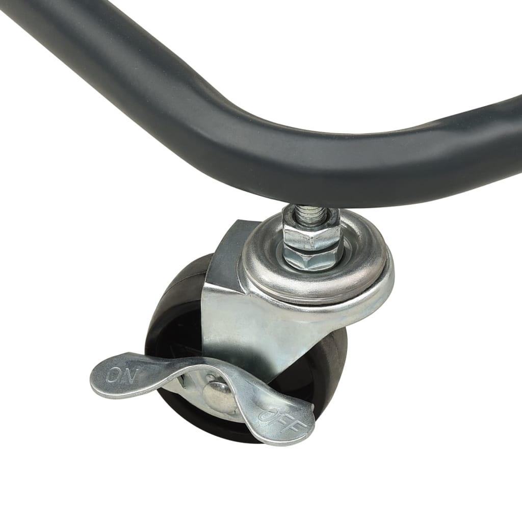 3-Tier Trolley Anthracite 16.9"x13.4"x31.1" Steel at Set Shop and Smile