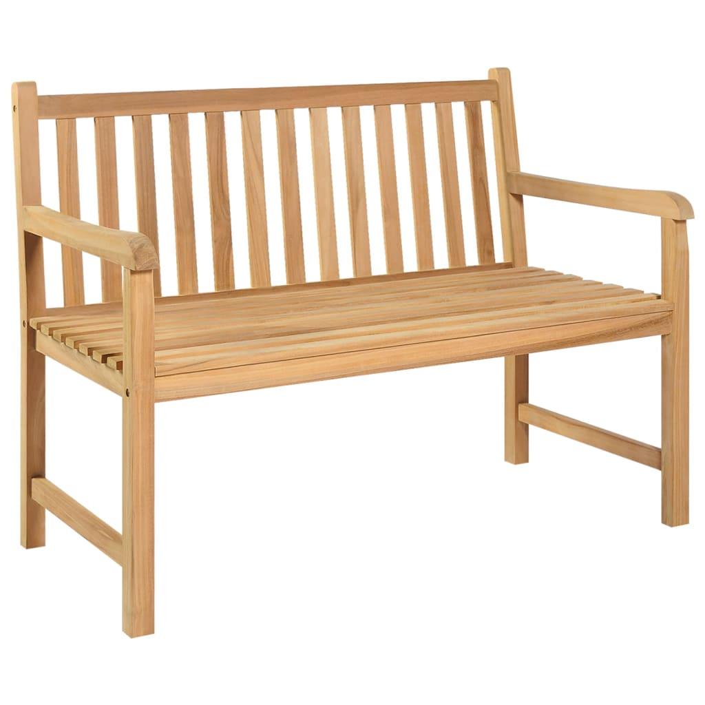 Patio Bench 44.9" Solid Teak Wood at Set Shop and Smile