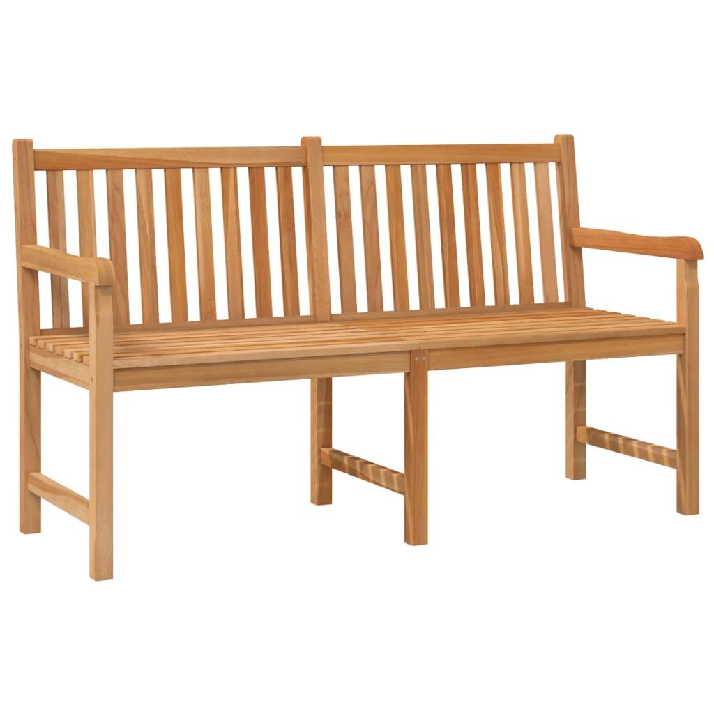 Patio Bench 59.1" Solid Teak Wood at Set Shop and Smile