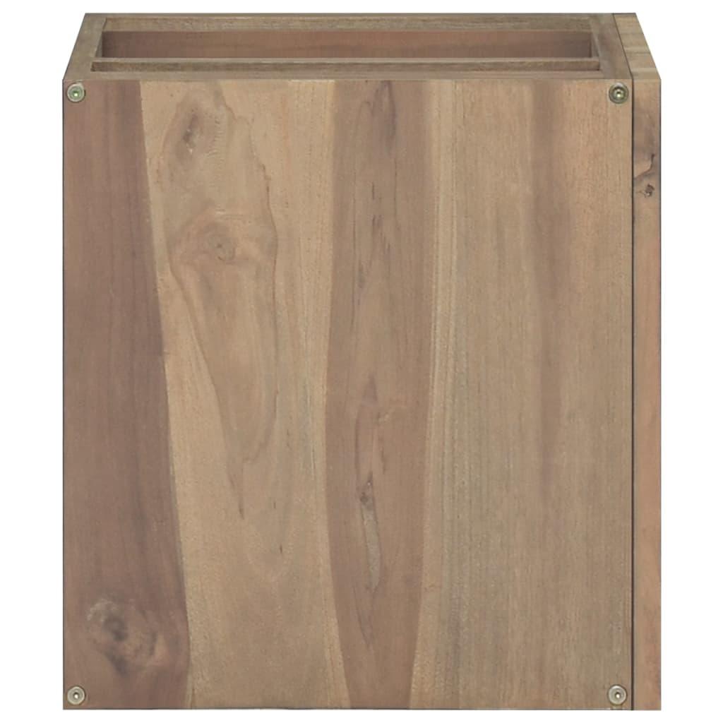 Wall-mounted Bathroom Cabinet 18.1"x10"x15.7" Solid Wood Teak at Set Shop and Smile