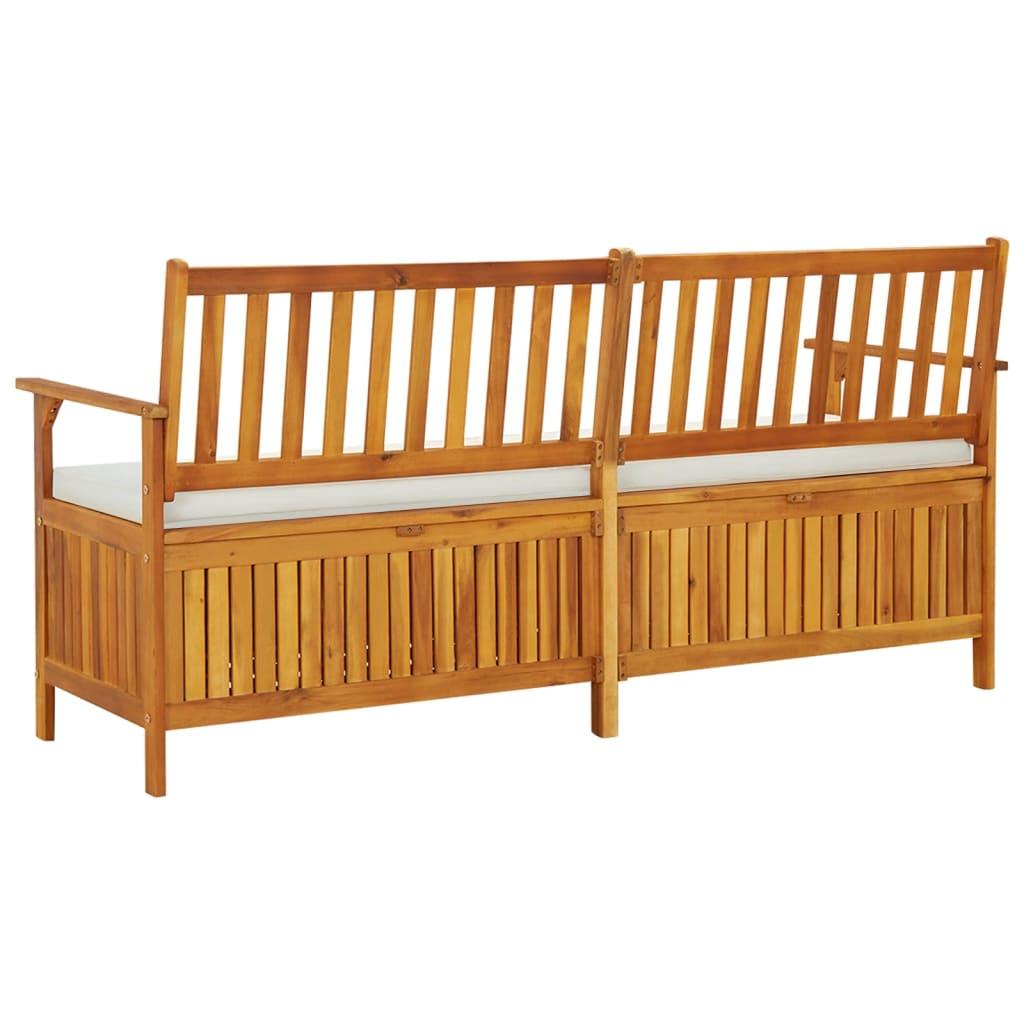Storage Bench with Cushion 66.9" Solid Wood Acacia at Set Shop and Smile