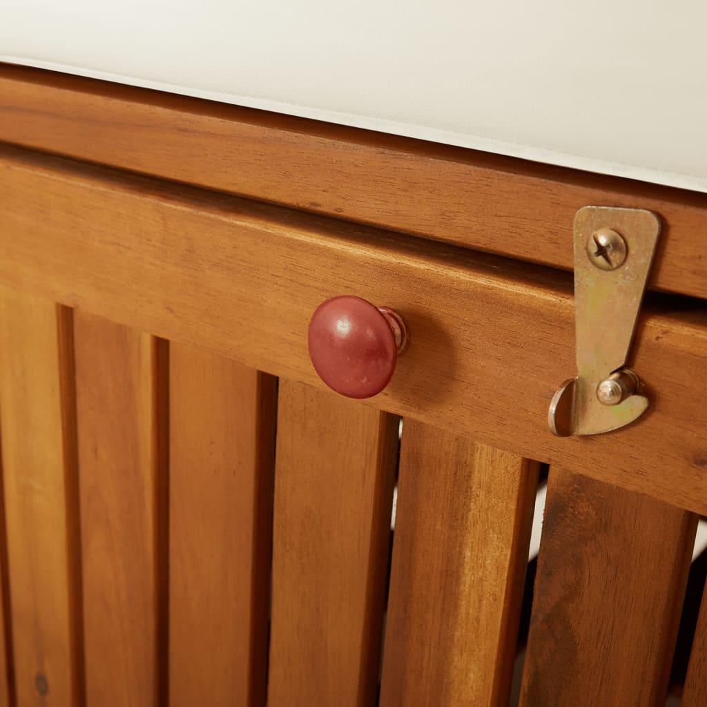 Storage Bench with Cushion 66.9" Solid Wood Acacia at Set Shop and Smile