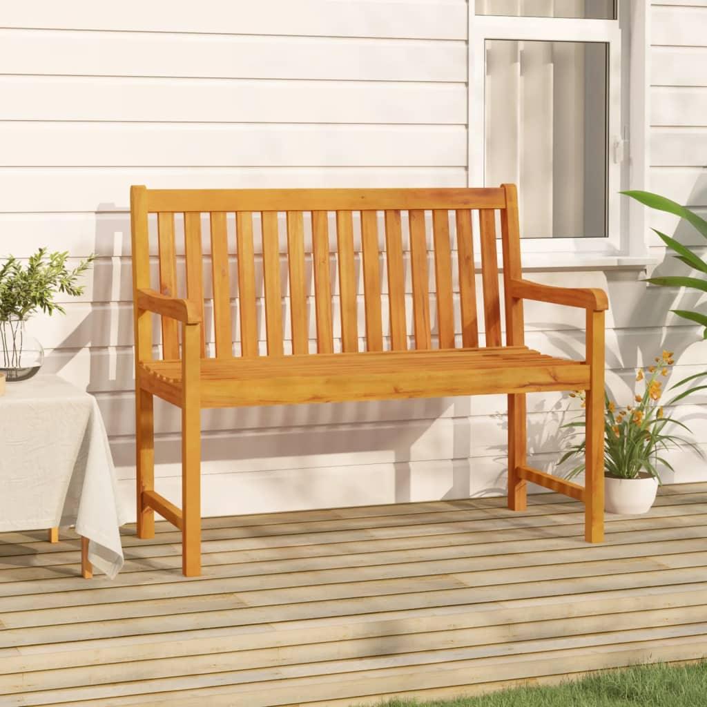 Patio Bench 43.3" Solid Acacia Wood at Set Shop and Smile