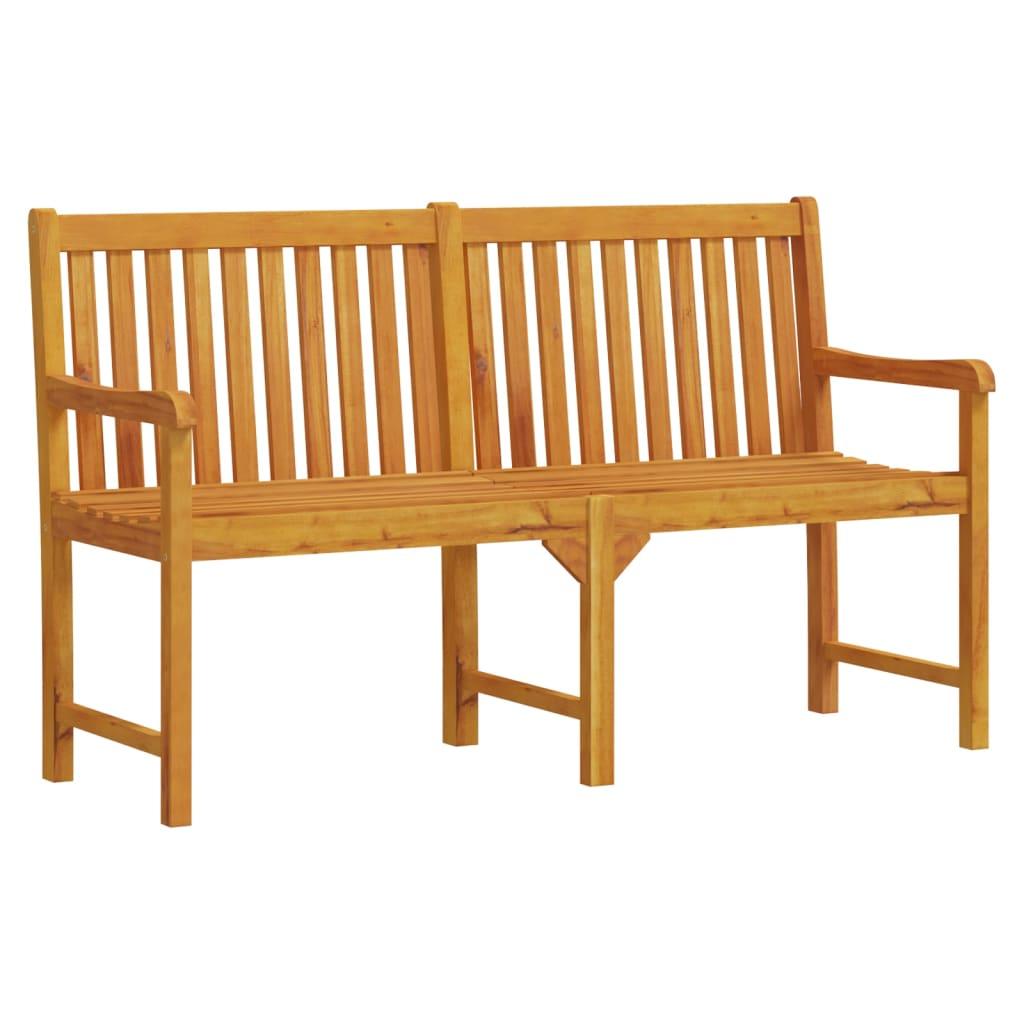 Patio Bench 59.1" Solid Acacia Wood at Set Shop and Smile