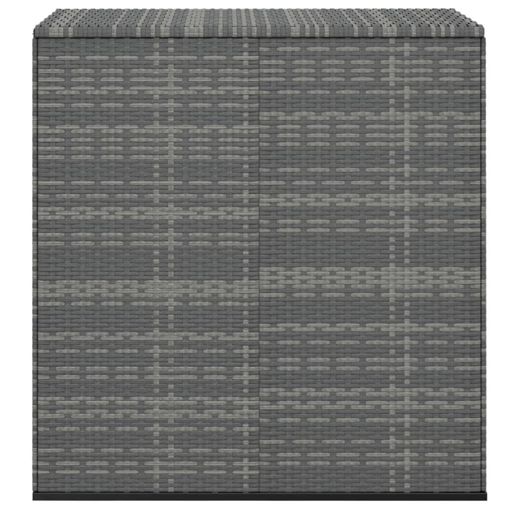 Patio Cushion Box PE Rattan Gray at Set Shop and Smile