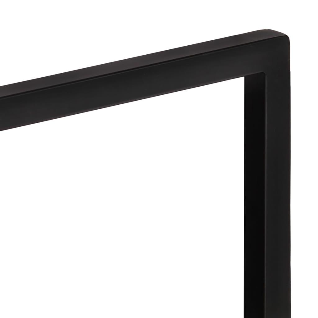 Wall Shelves 2 pcs 23.6"x9.8"x13.8" Solid Wood Acacia and Steel at Set Shop and Smile