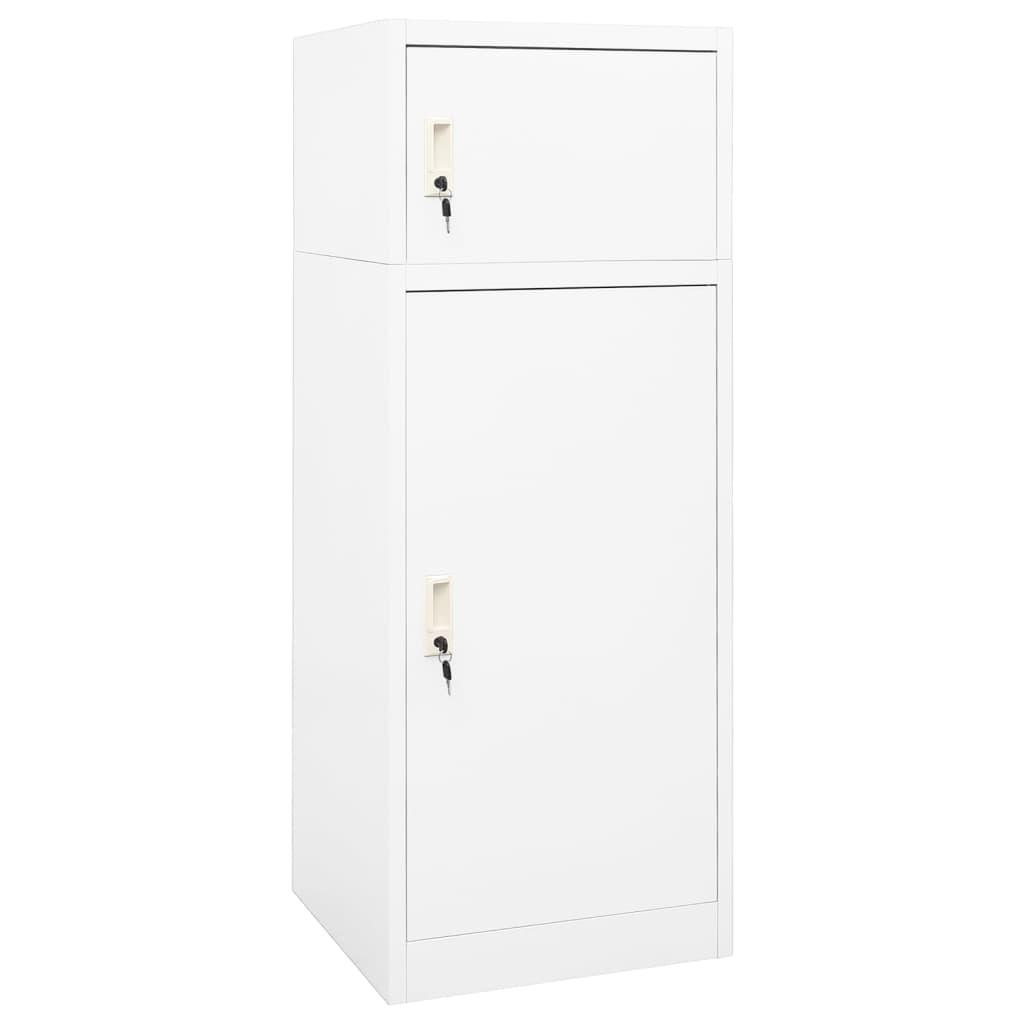 Saddle Cabinet White 20.9"x20.9"x55.1" Steel at Set Shop and Smile