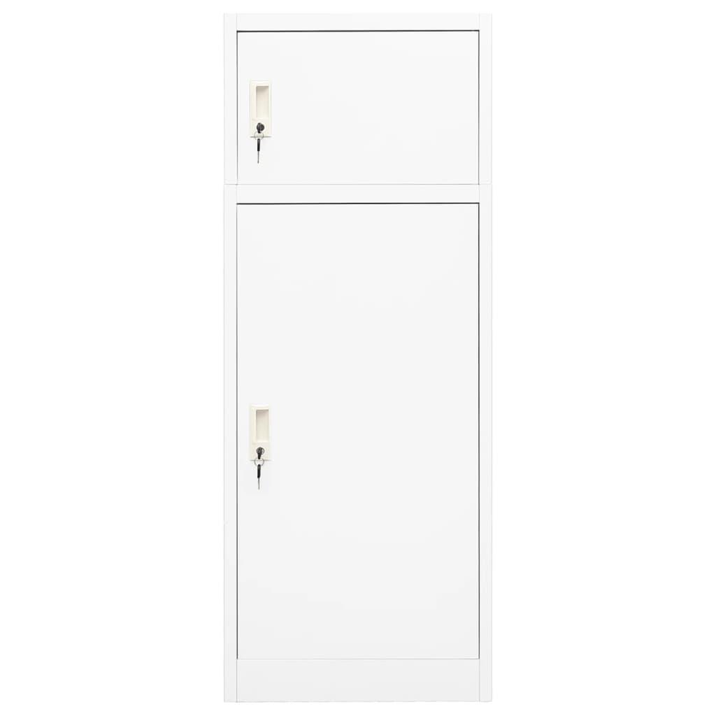 Saddle Cabinet White 20.9"x20.9"x55.1" Steel at Set Shop and Smile