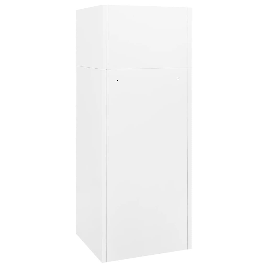 Saddle Cabinet White 20.9"x20.9"x55.1" Steel at Set Shop and Smile