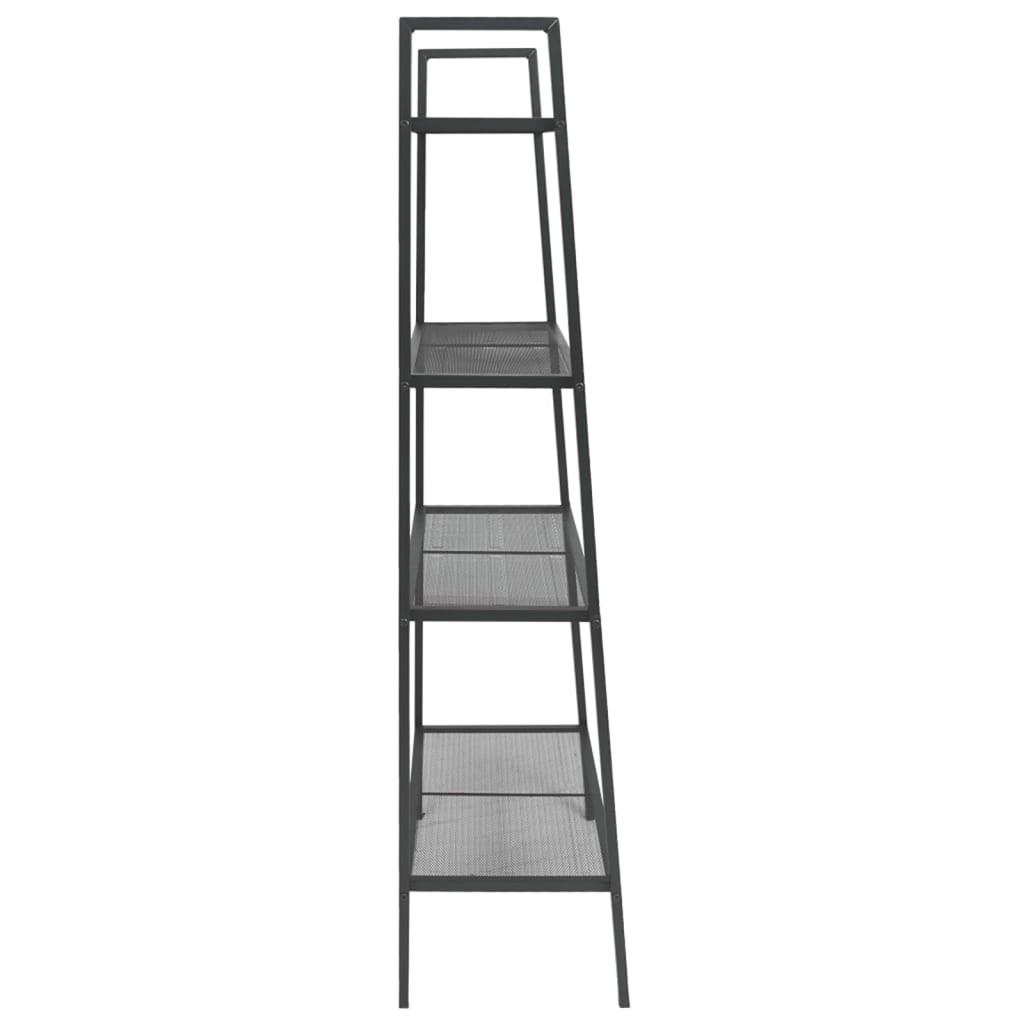 Ladder Bookcase 4 Tiers Metal Anthracite at Set Shop and Smile