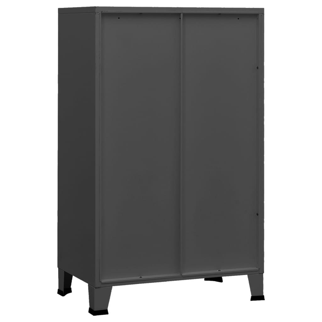 Industrial Storage Chest Anthracite 27.6"x15.7"x45.3" Metal at Set Shop and Smile