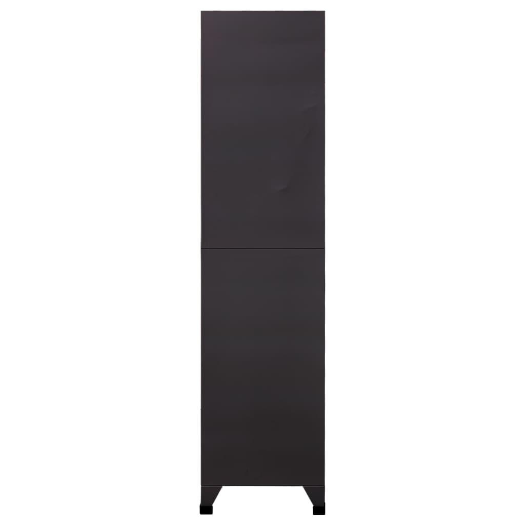 Locker Cabinet Anthracite 35.4"x15.7"x70.9" Steel at Set Shop and Smile