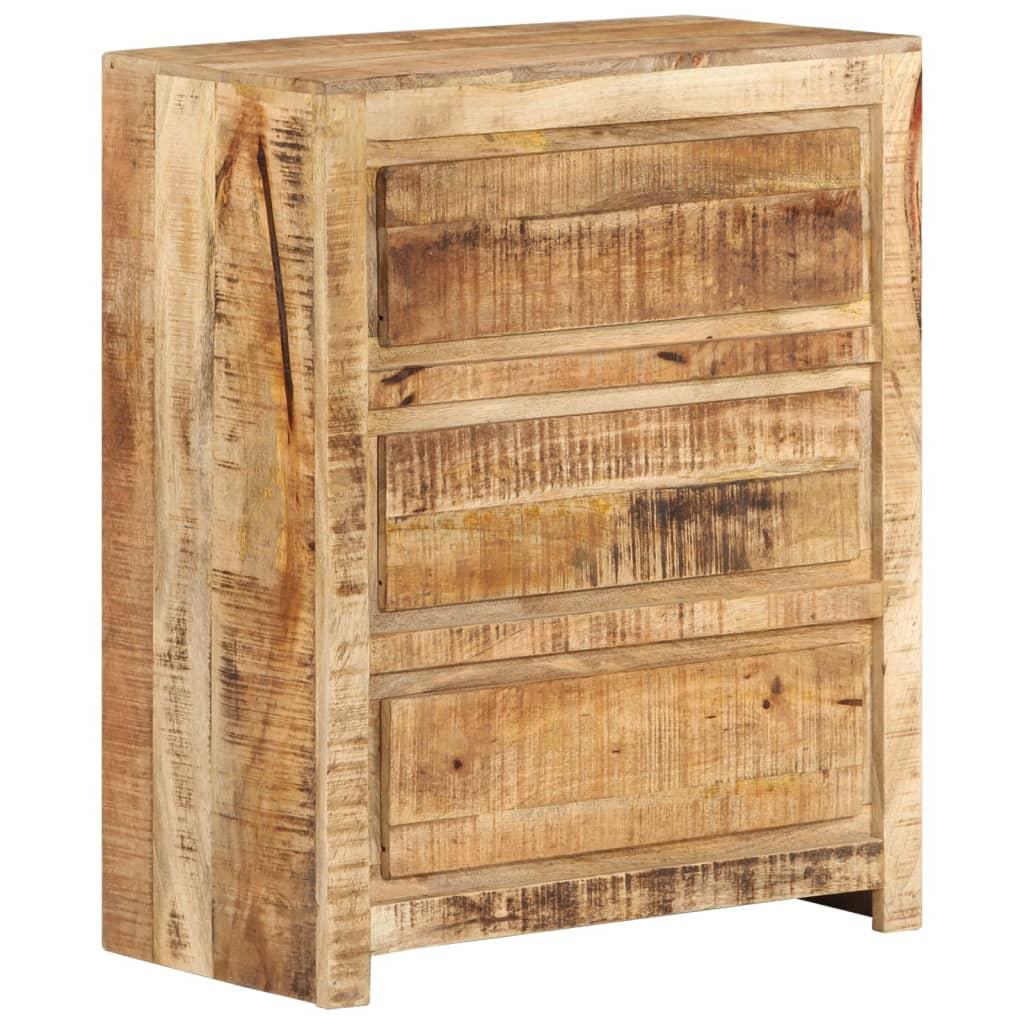 Drawer Cabinet 23.6"x13"x29.5" Solid Wood Mango at Set Shop and Smile