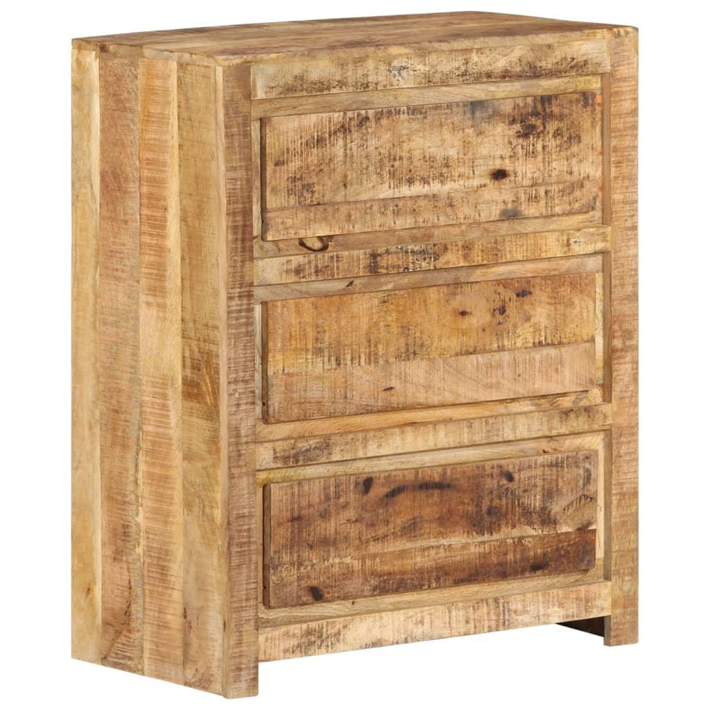 Drawer Cabinet 23.6"x13"x29.5" Solid Wood Mango at Set Shop and Smile
