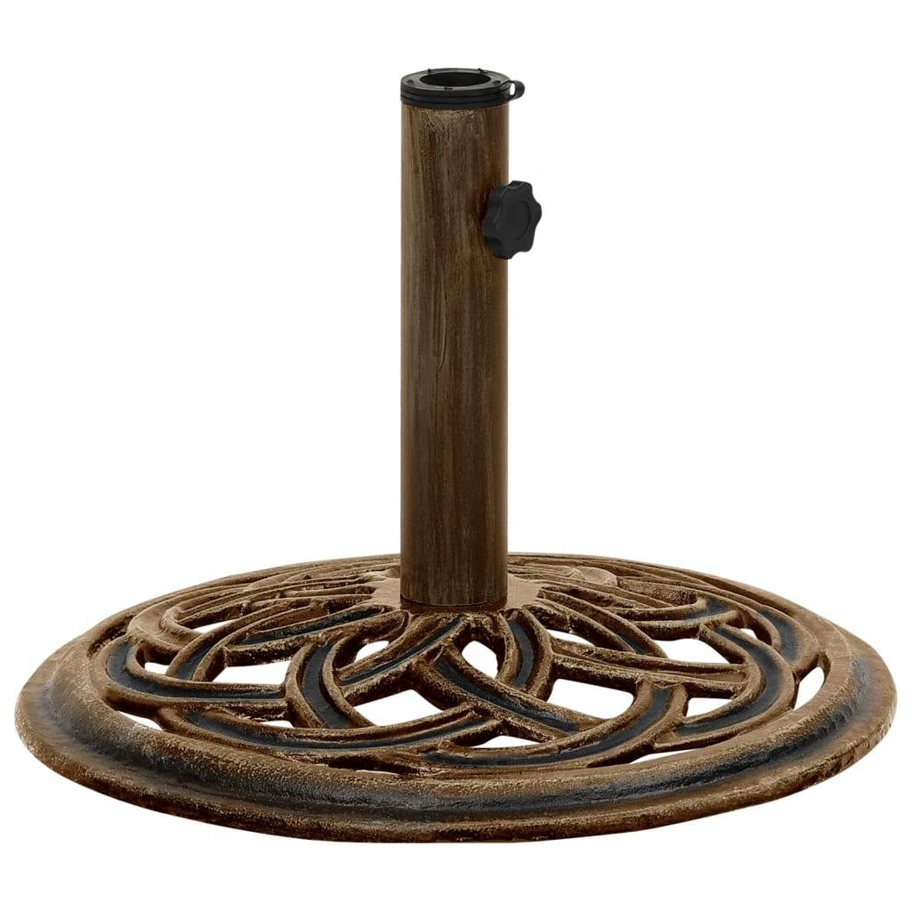 Umbrella Base Bronze 17.3"x17.3"x12.2" Cast Iron at Set Shop and Smile