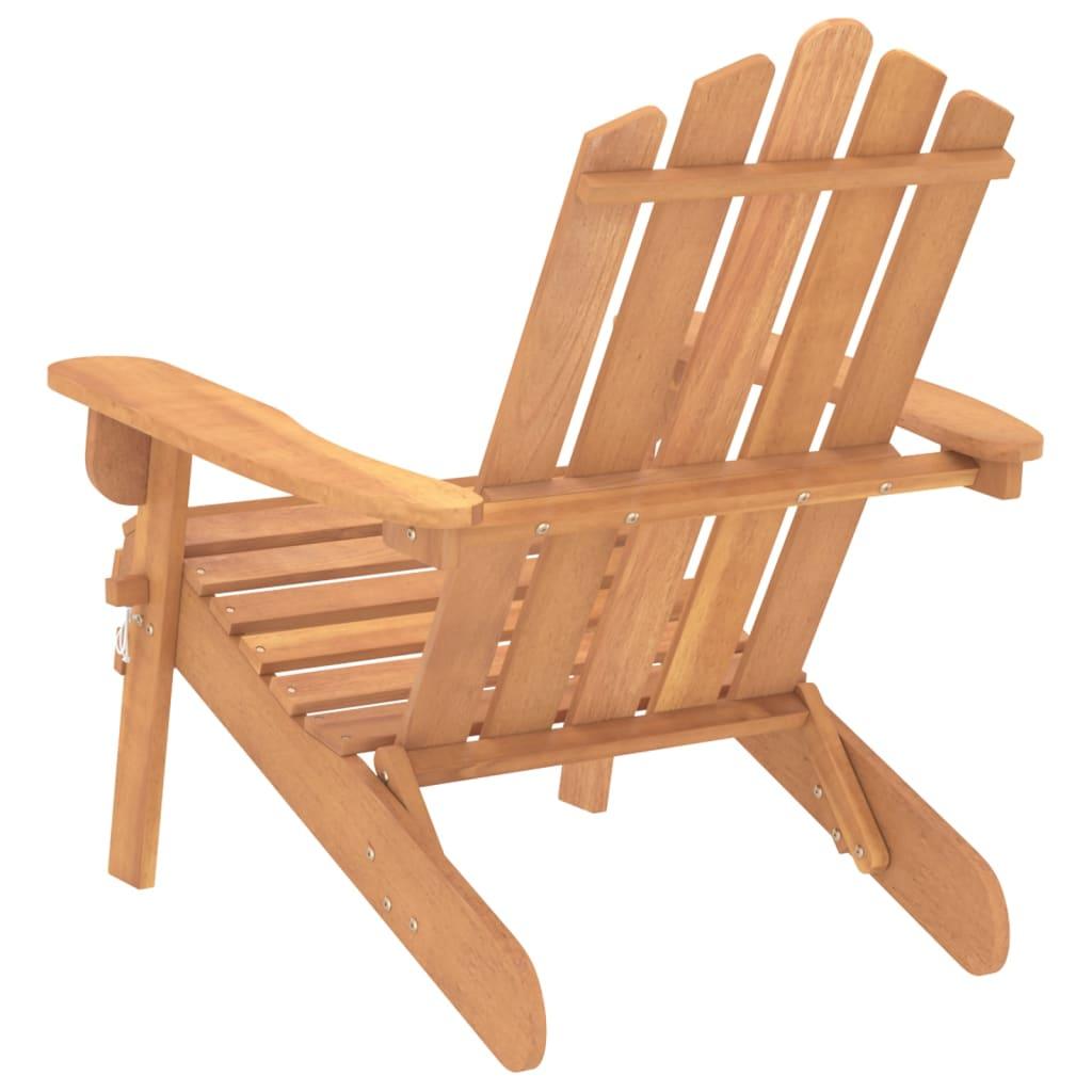 Patio Adirondack Chair Solid Wood Acacia at Set Shop and Smile