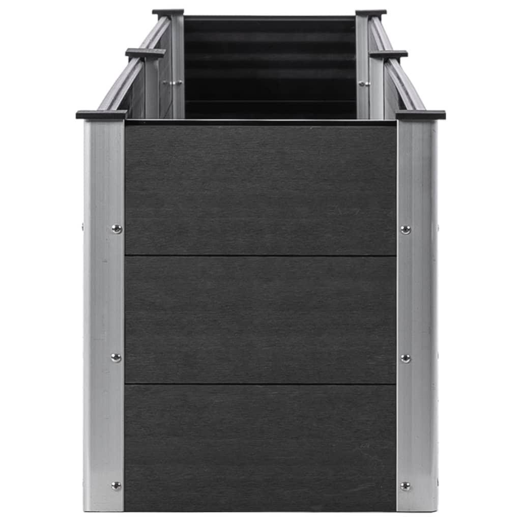 Garden Raised Bed 78.7"x19.7"x21.3" WPC Gray at Set Shop and Smile
