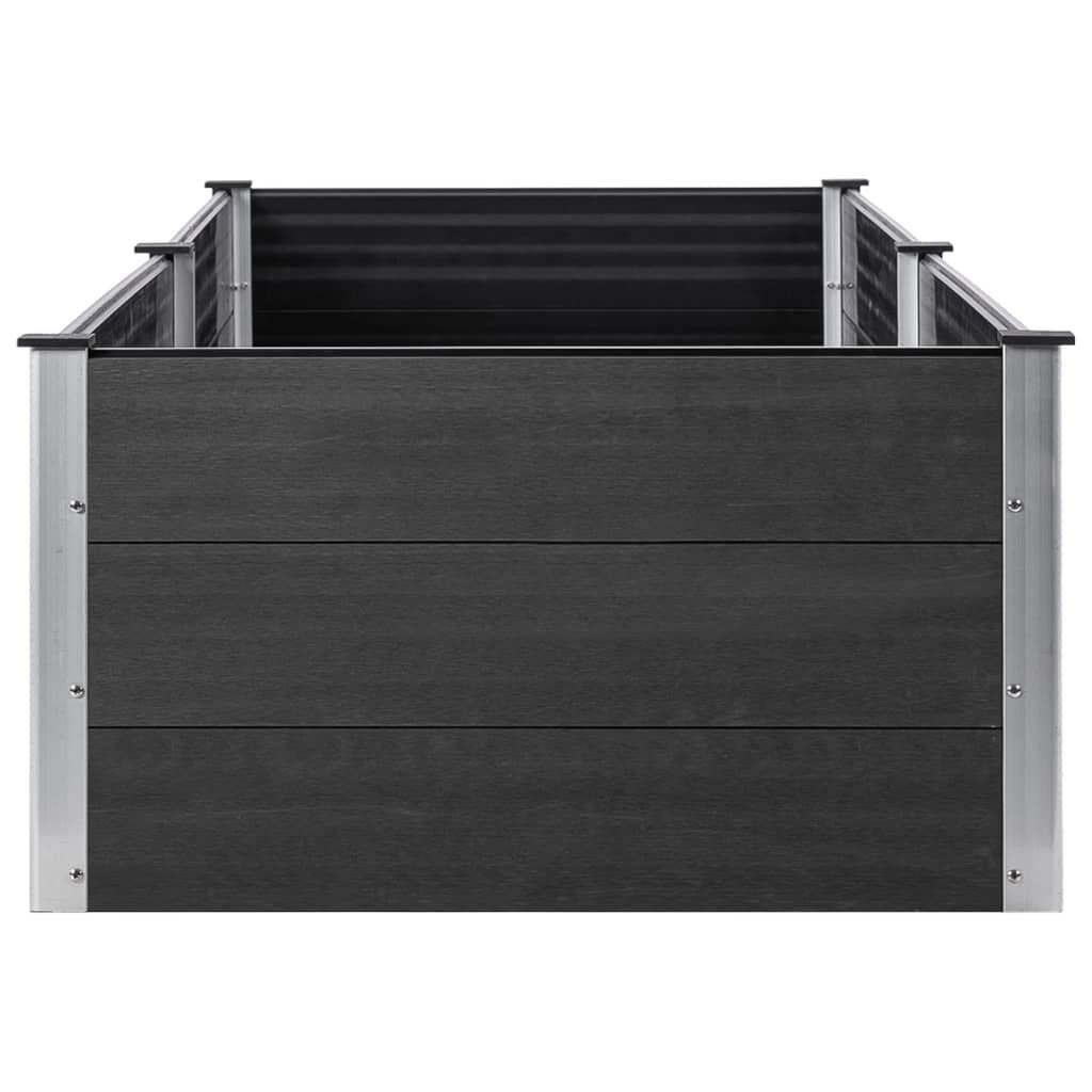 Garden Raised Bed 78.7"x39.4"x21.3" WPC Gray at Set Shop and Smile