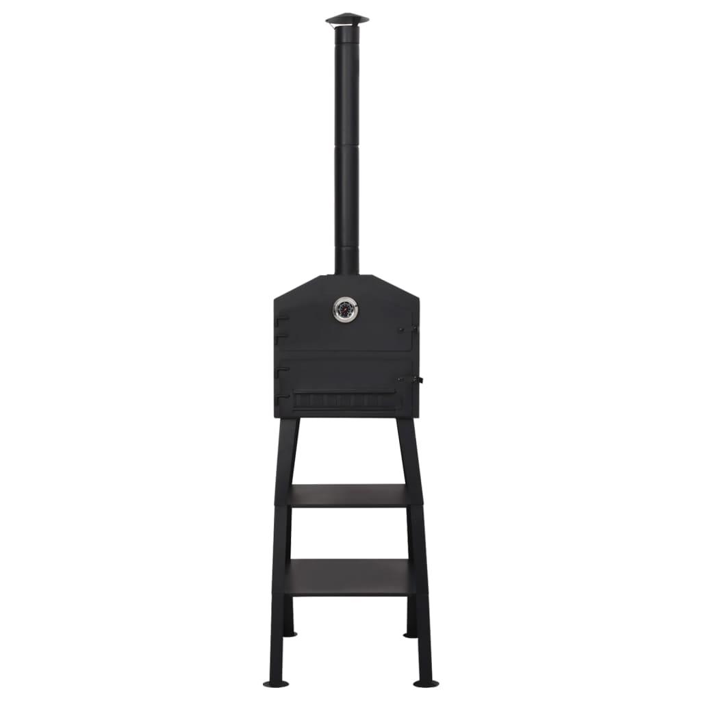 Outdoor Pizza Oven Charcoal Fired with 2 Fireclay Stones at Set Shop and Smile