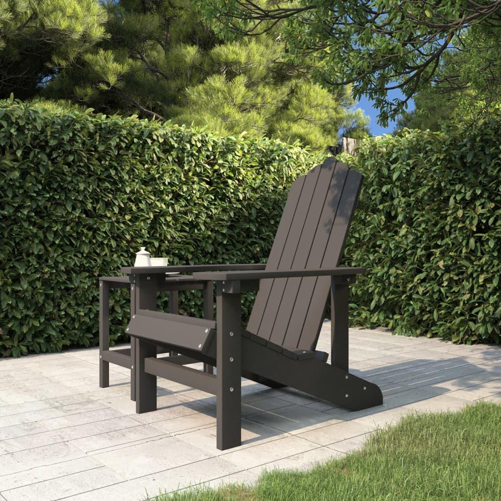 Patio Adirondack Chair HDPE Anthracite at Set Shop and Smile