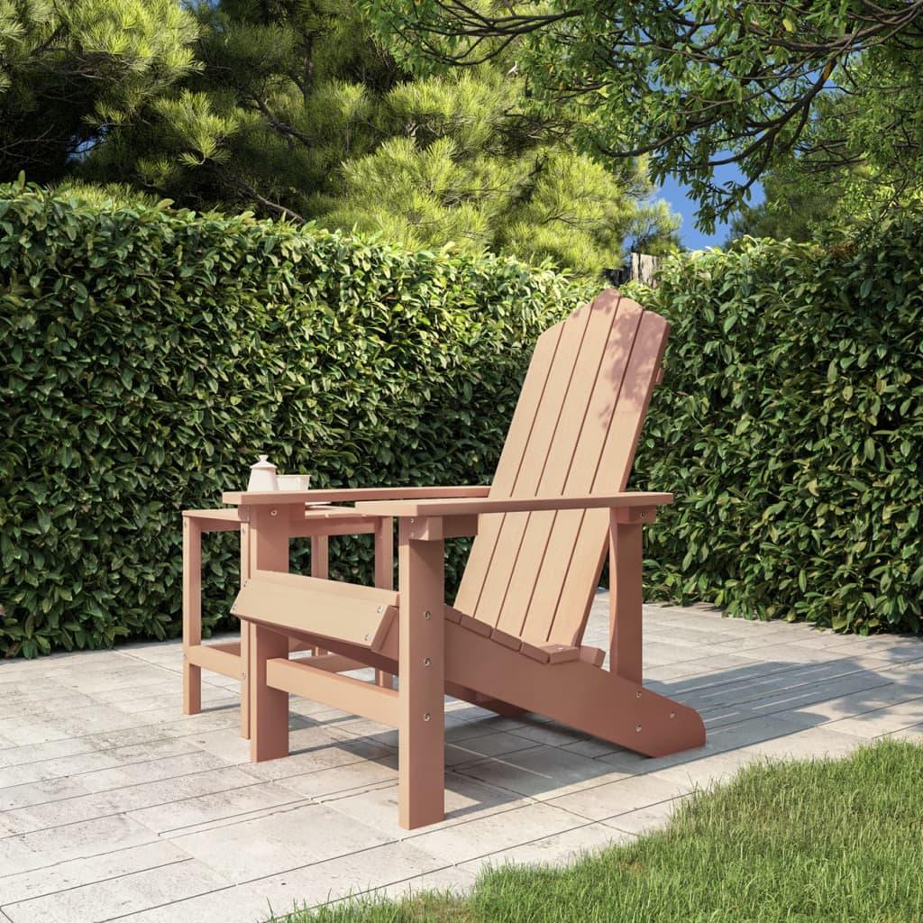 Patio Adirondack Chair HDPE Brown at Set Shop and Smile