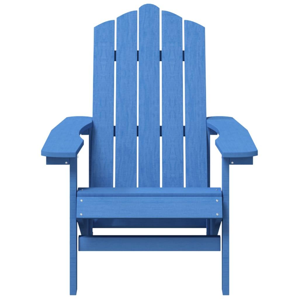 Patio Adirondack Chair HDPE Aqua Blue at Set Shop and Smile