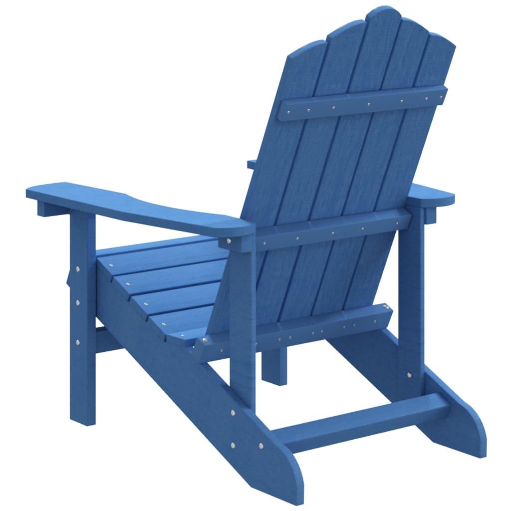 Patio Adirondack Chair HDPE Aqua Blue at Set Shop and Smile
