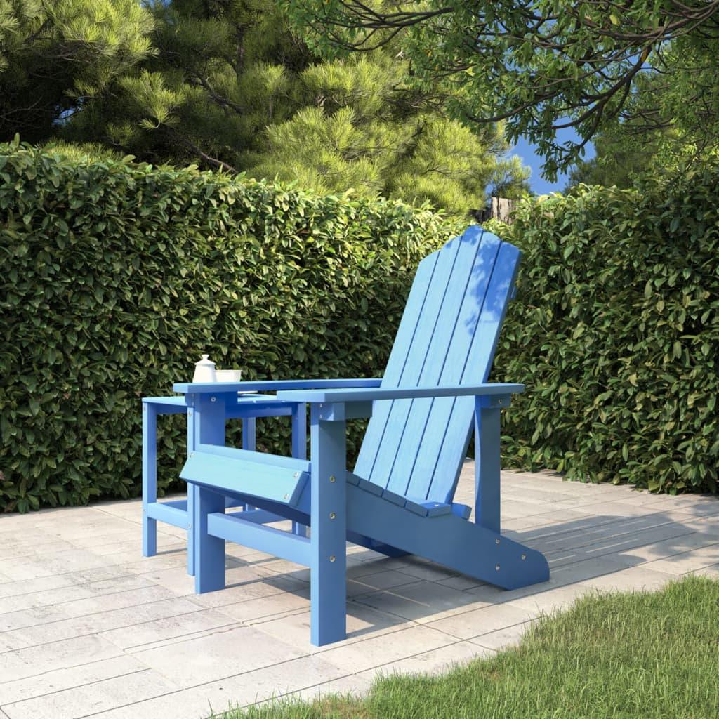 Patio Adirondack Chair HDPE Aqua Blue at Set Shop and Smile