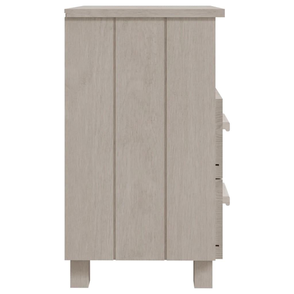Bedside Cabinet White 15.7"x13.8"x24.4" Solid Wood Pine at Set Shop and Smile