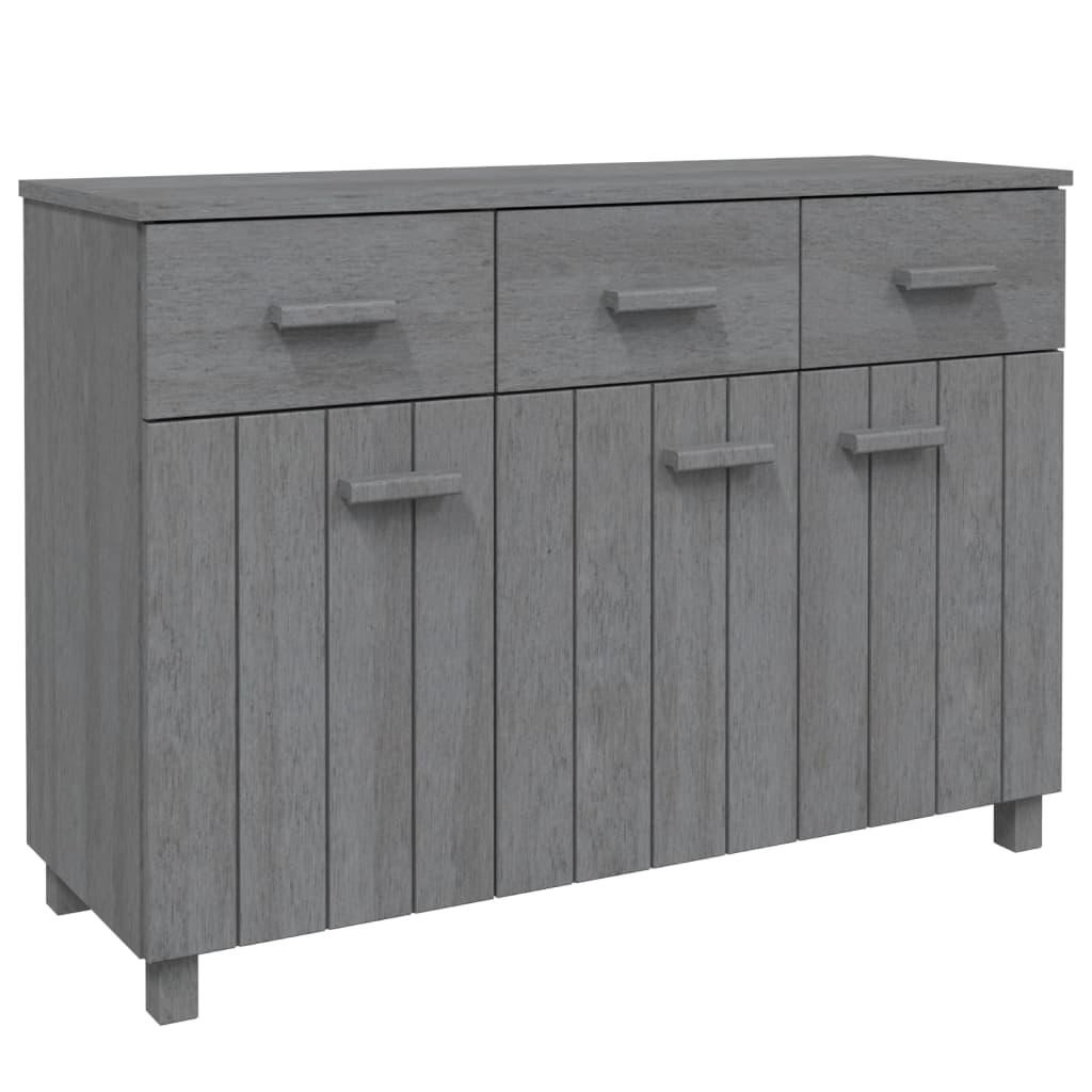 Sideboard Dark Gray 44.5"x15.7"x31.5" Solid Wood Pine at Set Shop and Smile