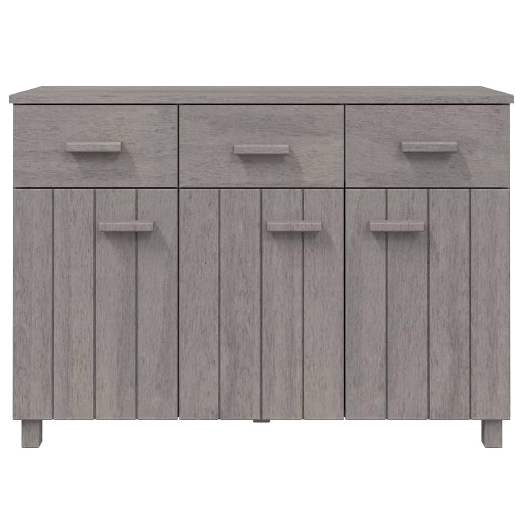 Sideboard HAMAR Light Gray 44.5"x15.7"x31.5" Solid Wood Pine at Set Shop and Smile