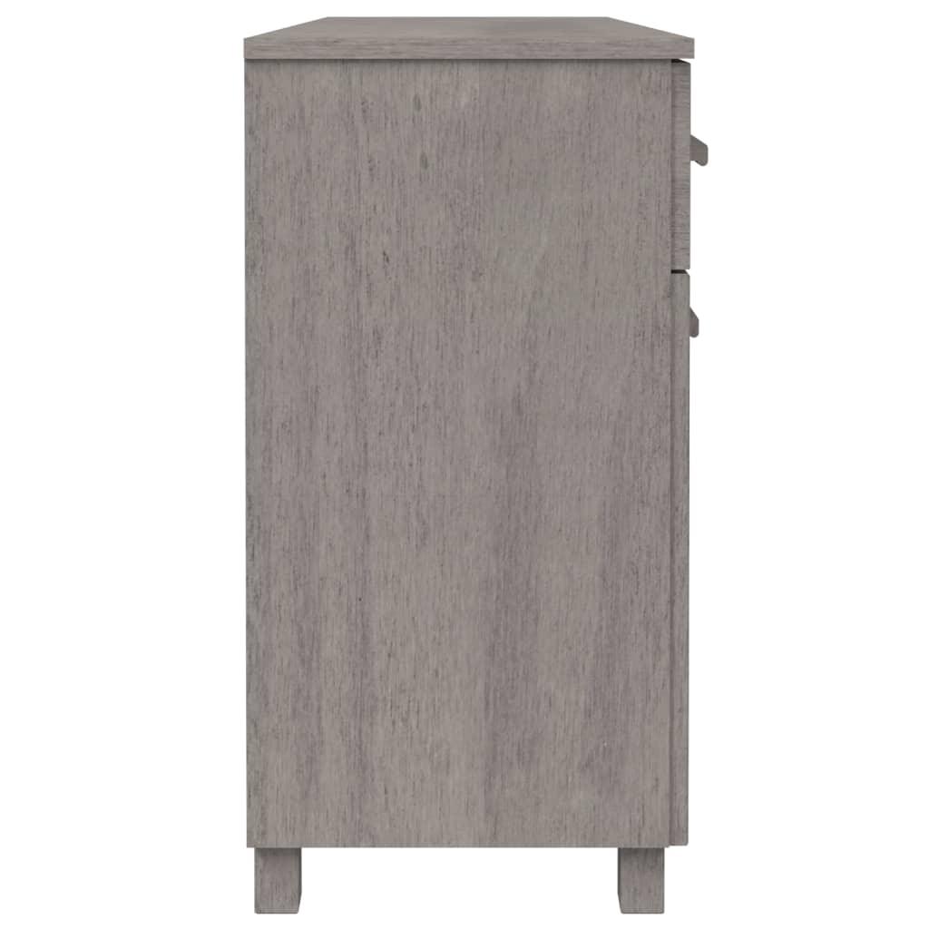 Sideboard HAMAR Light Gray 44.5"x15.7"x31.5" Solid Wood Pine at Set Shop and Smile