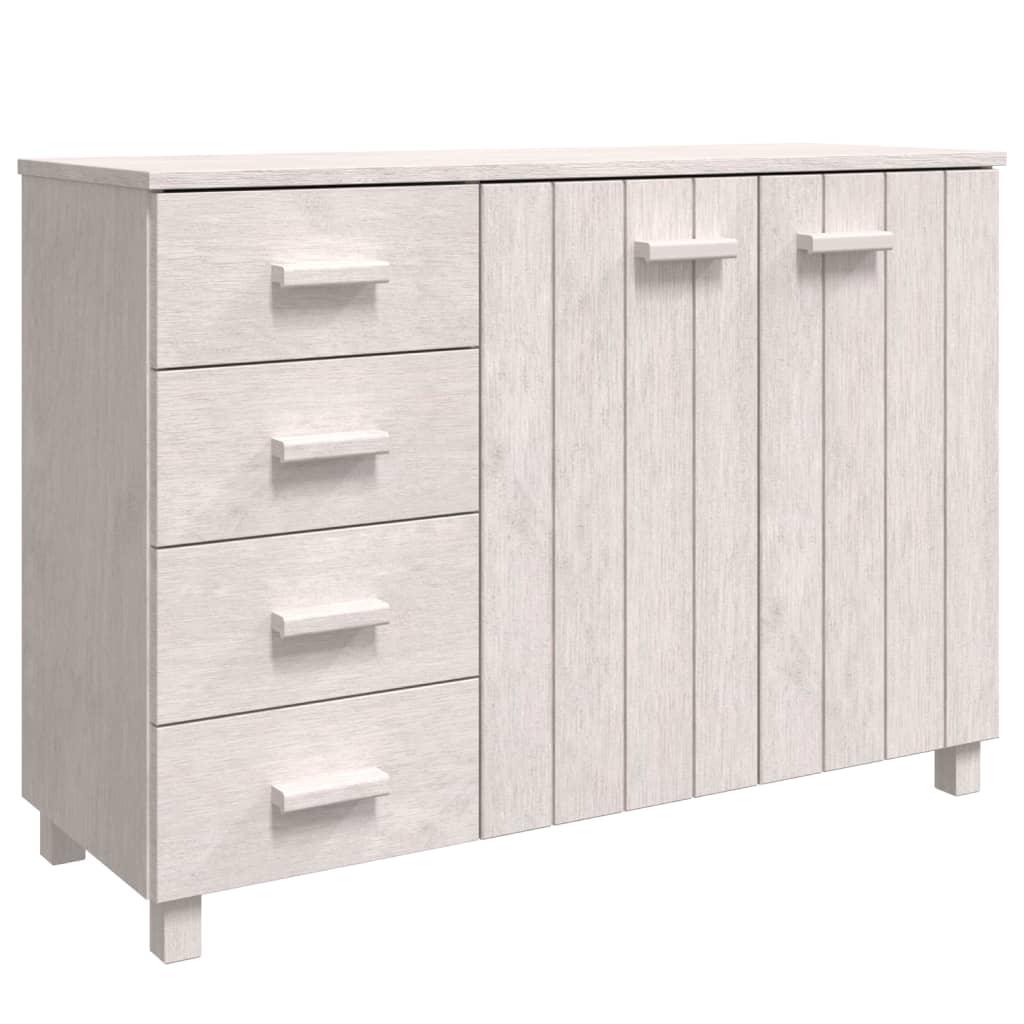 Sideboard White 44.5"x15.7"x31.5" Solid Wood Pine at Set Shop and Smile