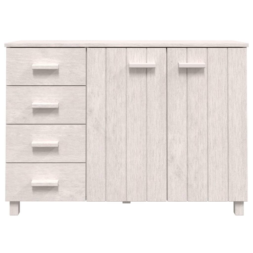 Sideboard White 44.5"x15.7"x31.5" Solid Wood Pine at Set Shop and Smile