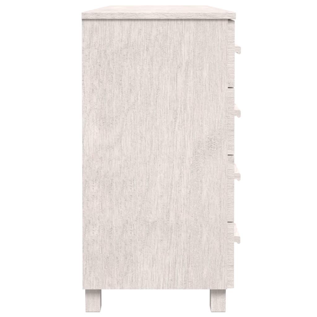 Sideboard White 44.5"x15.7"x31.5" Solid Wood Pine at Set Shop and Smile