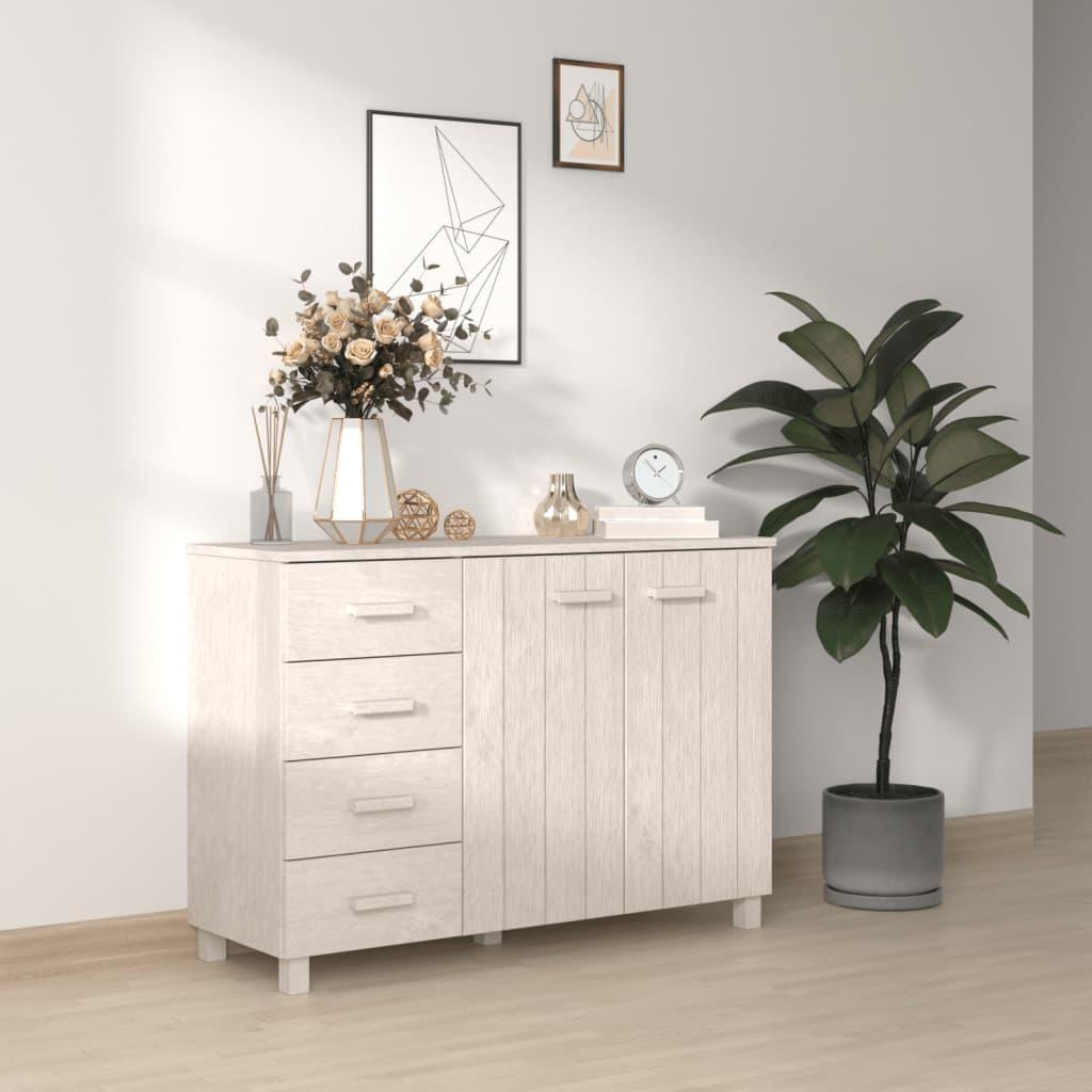 Sideboard White 44.5"x15.7"x31.5" Solid Wood Pine at Set Shop and Smile