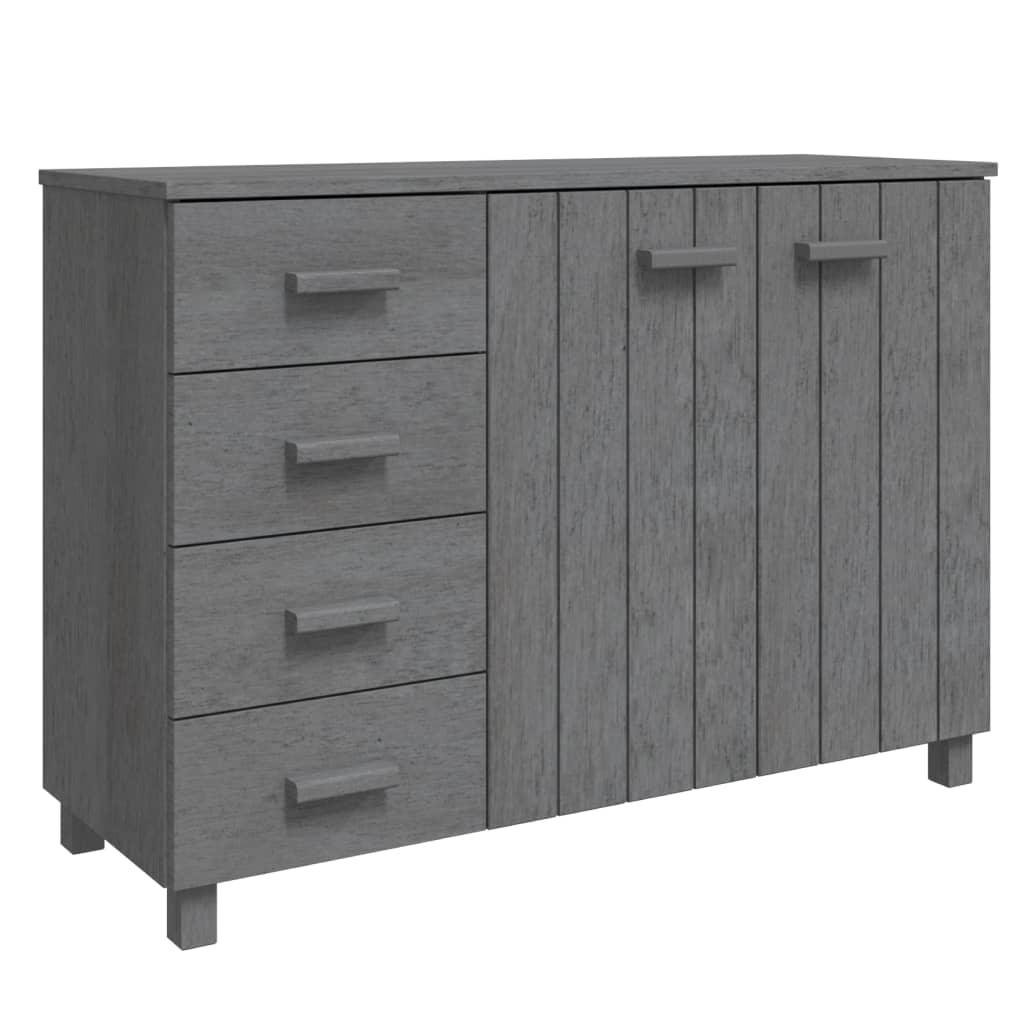 Sideboard Dark Gray 44.5"x15.7"x31.5" Solid Wood Pine at Set Shop and Smile