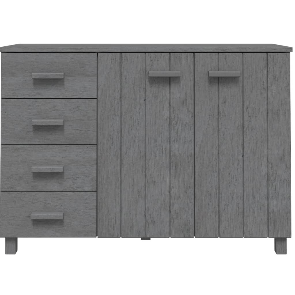 Sideboard Dark Gray 44.5"x15.7"x31.5" Solid Wood Pine at Set Shop and Smile