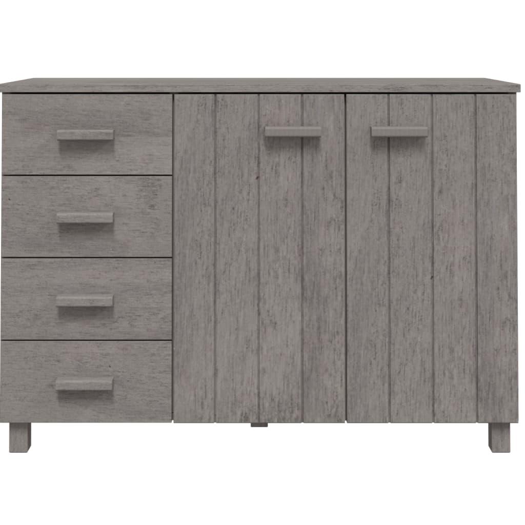 Sideboard HAMAR Light Gray 44.5"x15.7"x31.5" Solid Wood Pine at Set Shop and Smile