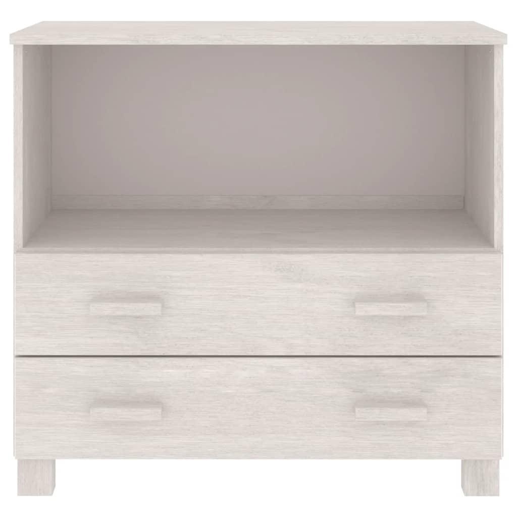 Sideboard HAMAR White 33.5"x13.8"x31.5" Solid Wood Pine at Set Shop and Smile