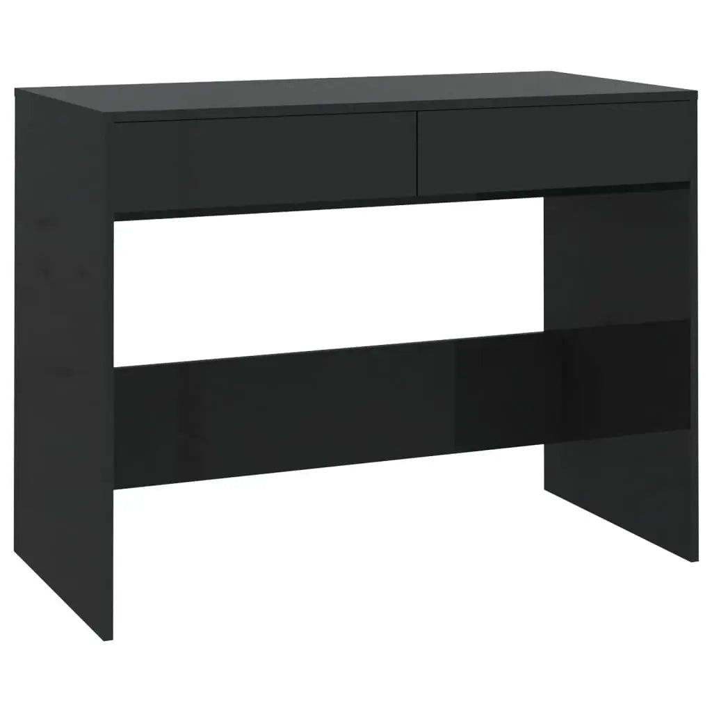 Desk Black 39.8"x19.7"x30.1" Engineered Wood at Set Shop and Smile