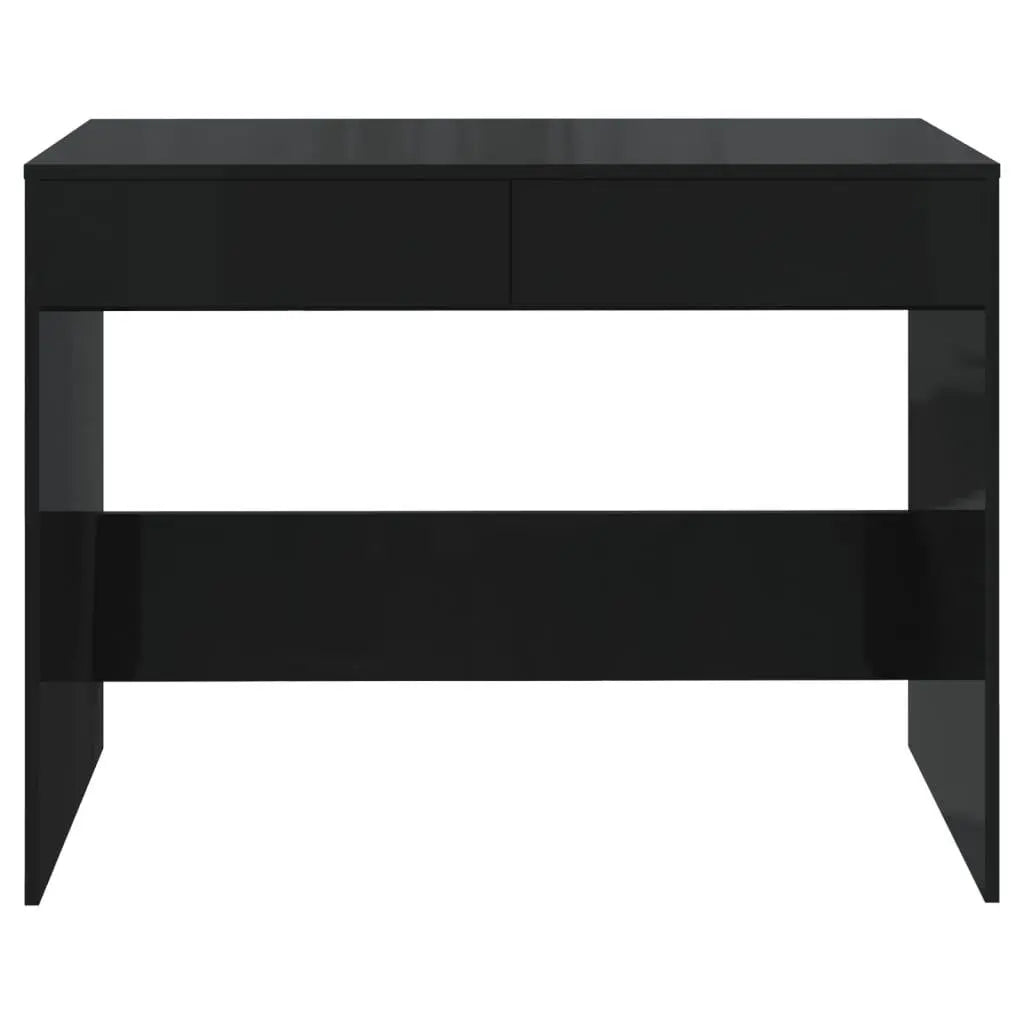Desk Black 39.8"x19.7"x30.1" Engineered Wood at Set Shop and Smile